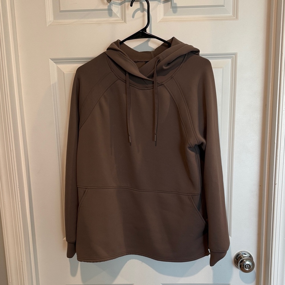 32 Degrees Brown Hooded Pullover Sweatshirt